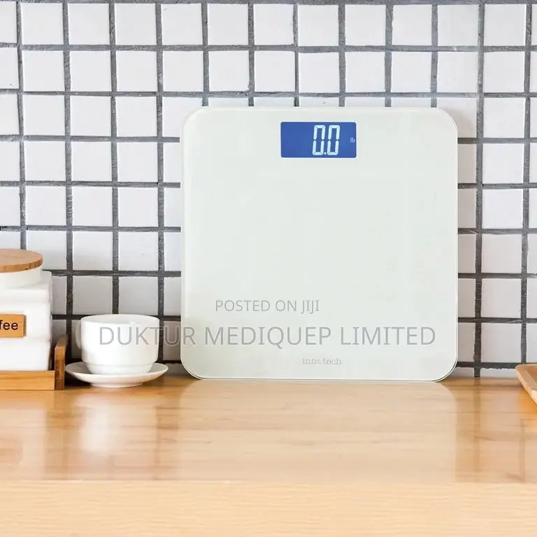 Innotech Digital Bathroom Scale With Easy-to-read Backlit
