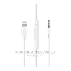 Lightning 3.5MM Jack Adapter Volume Adjust Cable iPhone