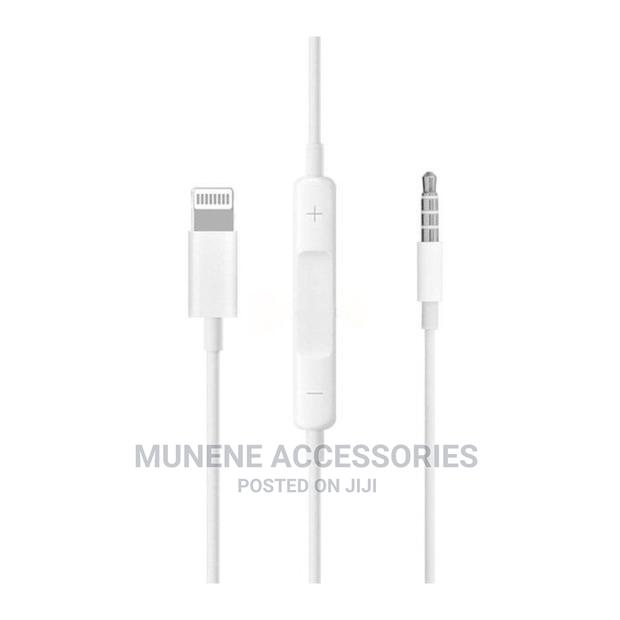 Lightning 3.5MM Jack Adapter Volume Adjust Cable iPhone - thumbnail 3