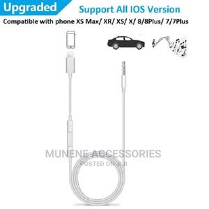 Lightning 3.5MM Jack Adapter Volume Adjust Cable iPhone - thumbnail 2