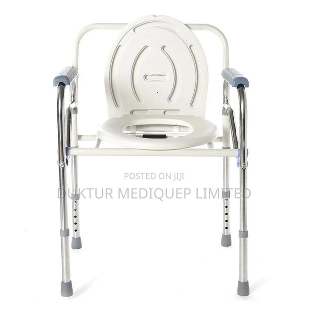 Foldable Commode Chair, Supports 300 Lbs Folding Commode - thumbnail 8