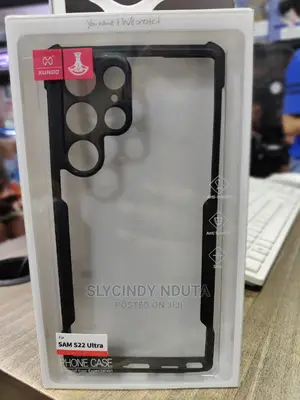 Xundd Case for Samsung S22 Ultra(Clear Black)