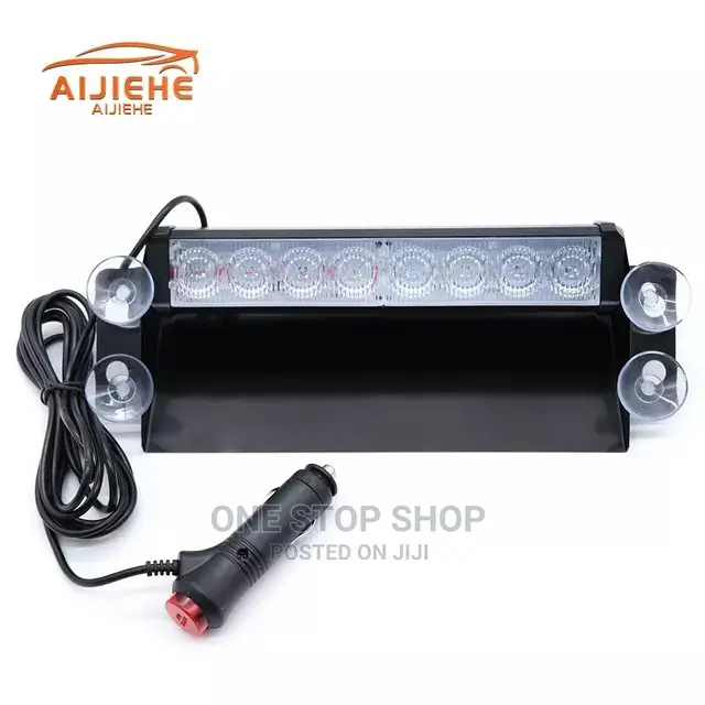 8 Led (Blue/Red) Dashboard Vip Flasher Light