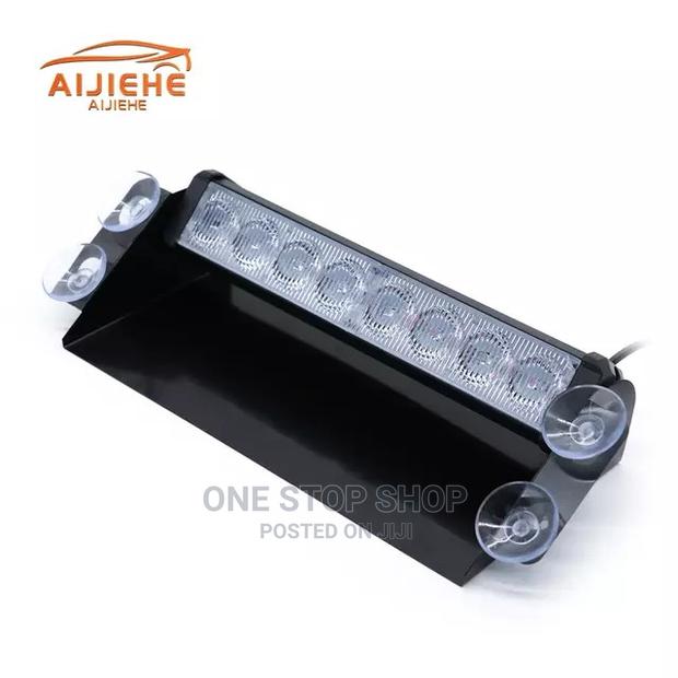 8 Led (Blue/Red) Dashboard Vip Flasher Light - thumbnail 2