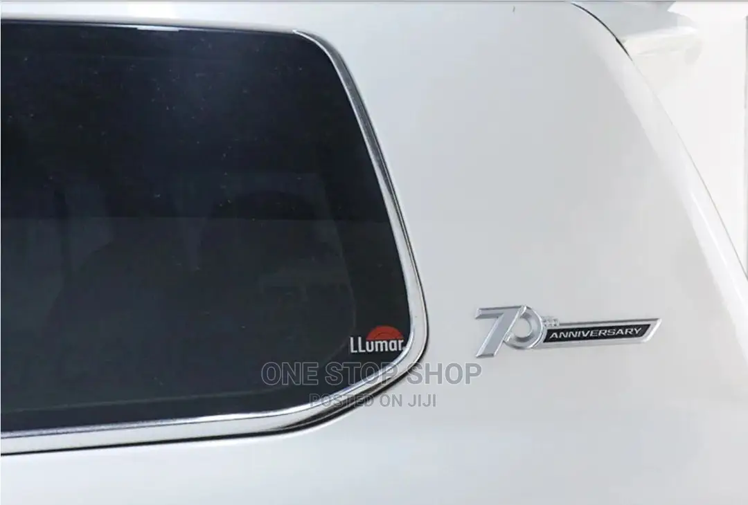 Car Installed With 70th Badge