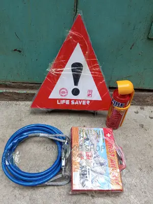 Life Saver,Fire Extinguisher,Tow Rope,First Aid Safety Kit