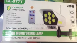 Solar Monitoring Lamp