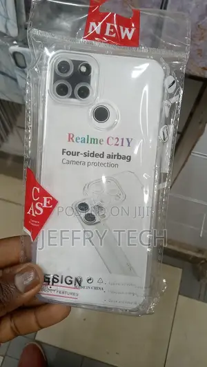Clear TPU Back Cover Case for Realme C21Y / Realme C25 - T