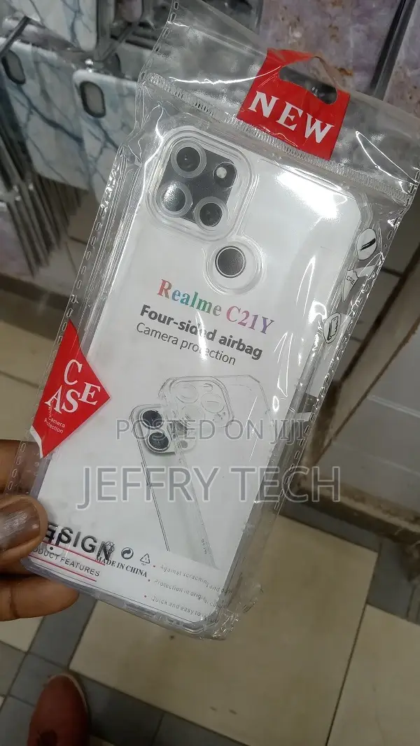 Clear TPU Back Cover Case for Realme C21Y / Realme C25 - T