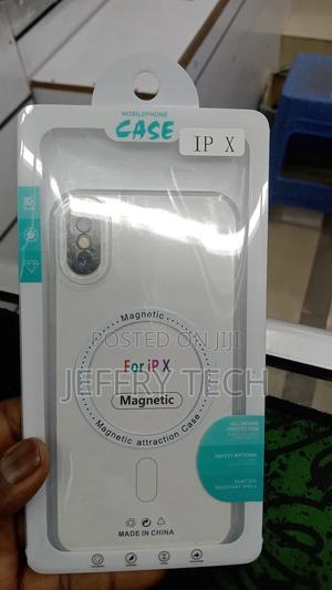 HD Transparent Magnetic Wireless Charging Case for iPhone X - thumbnail 2