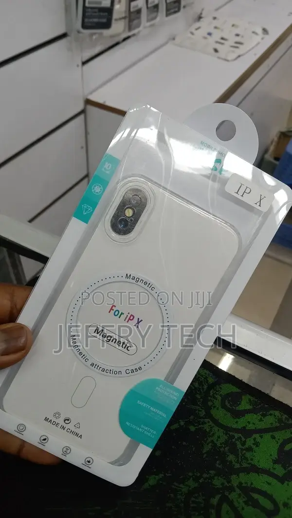 HD Transparent Magnetic Wireless Charging Case for iPhone X