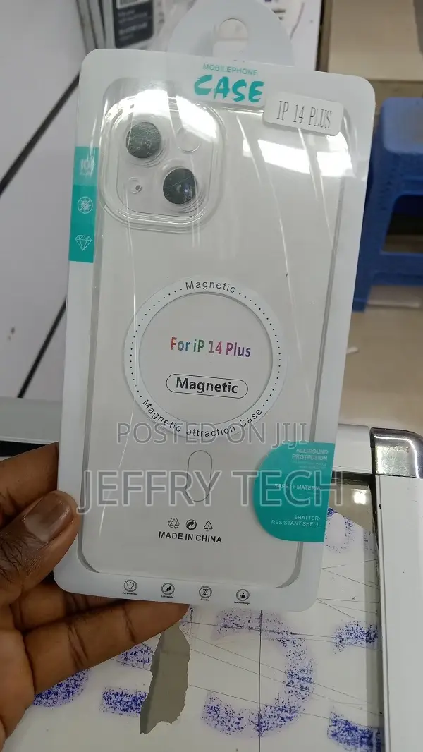 Strong Magnetic Clear for iPhone 14 Plus Case [Crystal Clear