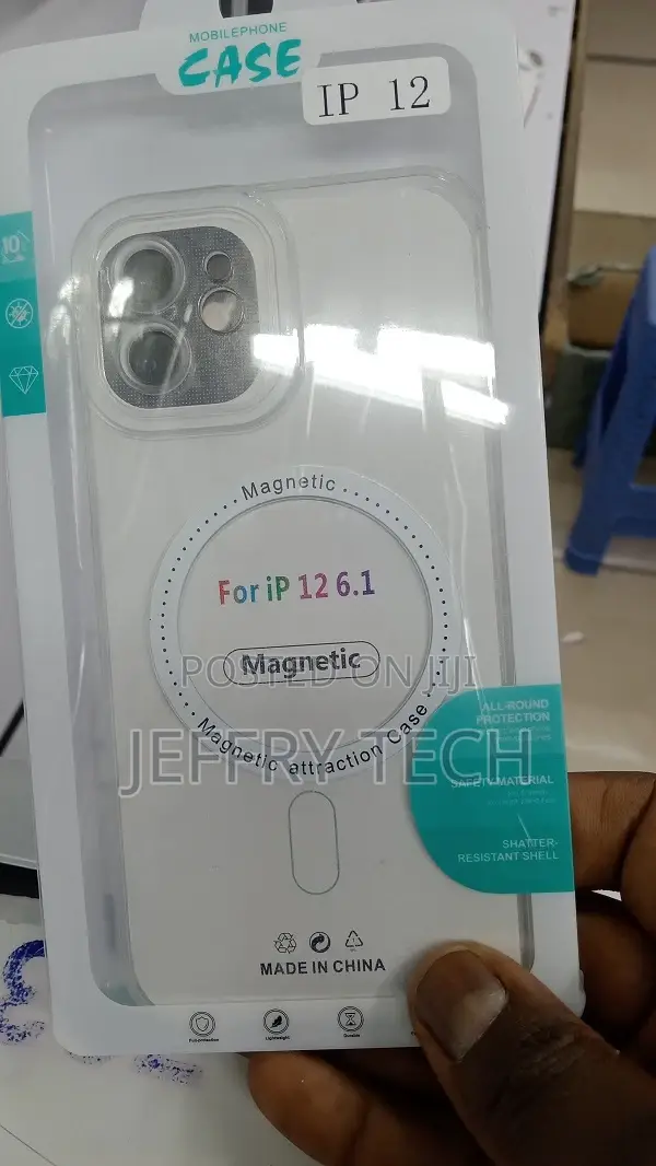 Clear Mag-Safe Magnetic Phone Case iPhone 12