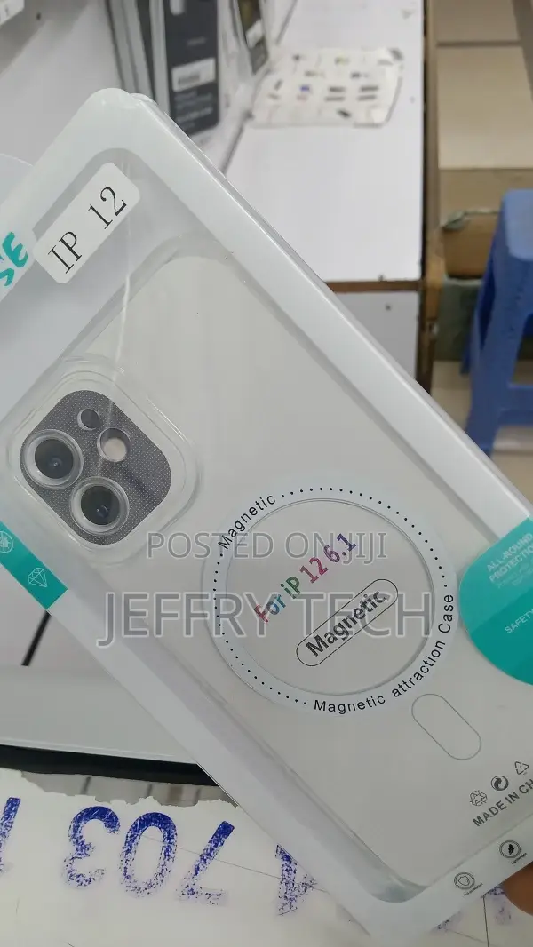Clear Mag-Safe Magnetic Phone Case iPhone 12