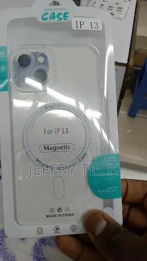 iPhone 13 Clear Magnetic Hard Case Mag Safe Cover/S