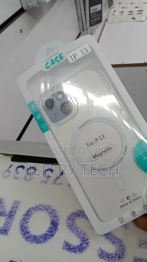 iPhone 13 Clear Magnetic Hard Case Mag Safe Cover/S