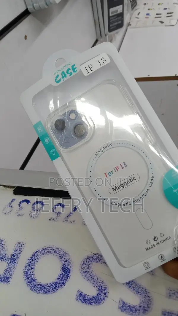 iPhone 13 Clear Magnetic Hard Case Mag Safe Cover/S