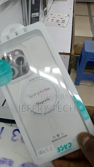 Strong Magnetic for iPhone 14 Pro Max Case Clear [Compatible
