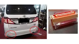 Toyota Vellfire, Y2008+ Rear Bumper Led Reflector Set