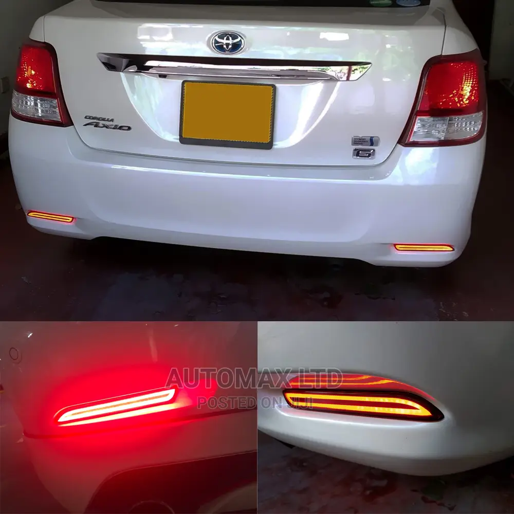 Toyota Axio: 2 PCS Rear Led Bumper Reflectors Light