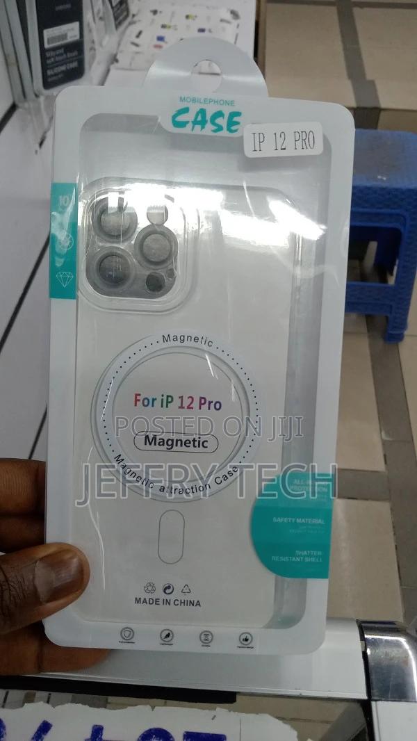 Clear Magnetic Case for iPhone 12 Pro Compatible With Ma - main view