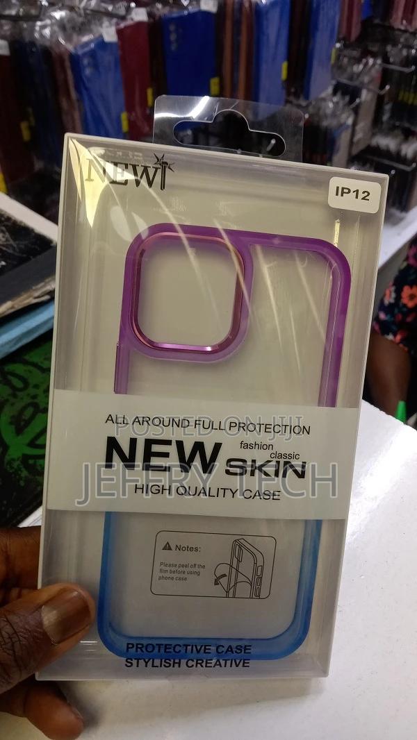 Transparent iPhone 12 Colorful Skin Cover Shockproof Case - main view