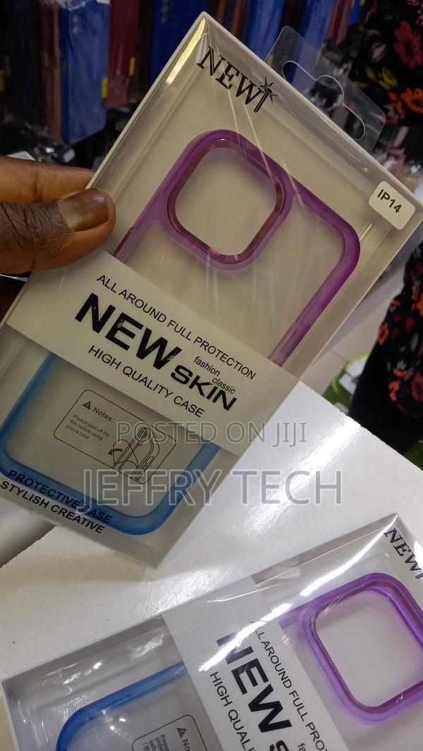 Transparent Skin Silicone Phone Cover for iPhone 14 - thumbnail 3