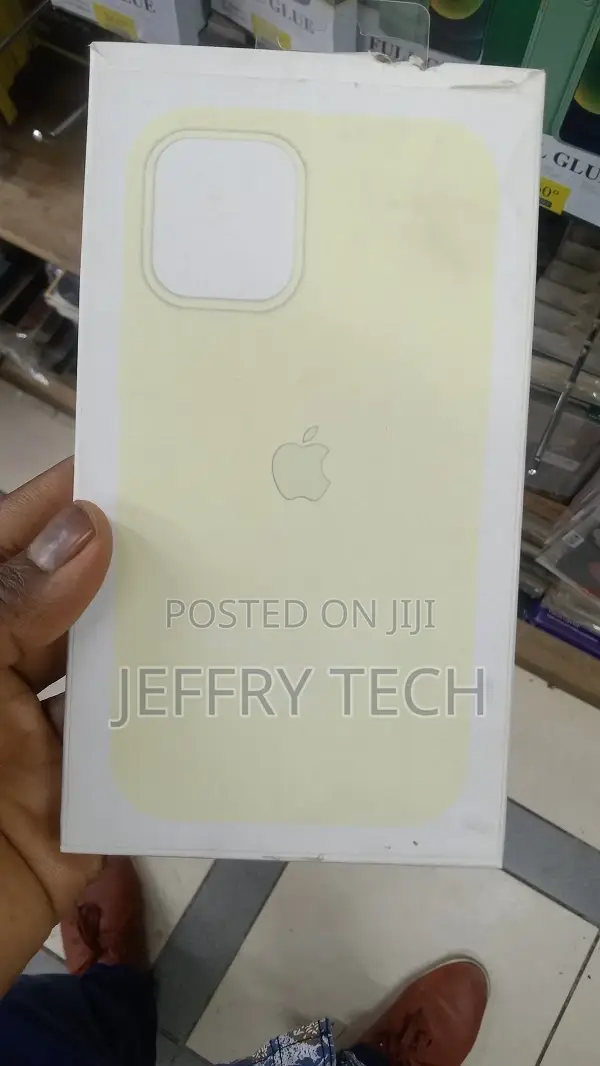 Yellow Original Silicone Case for Apple iPhone 12 Pro