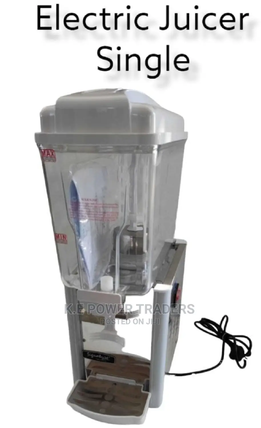 With Warranty Single Beverage /Juice Dispenser