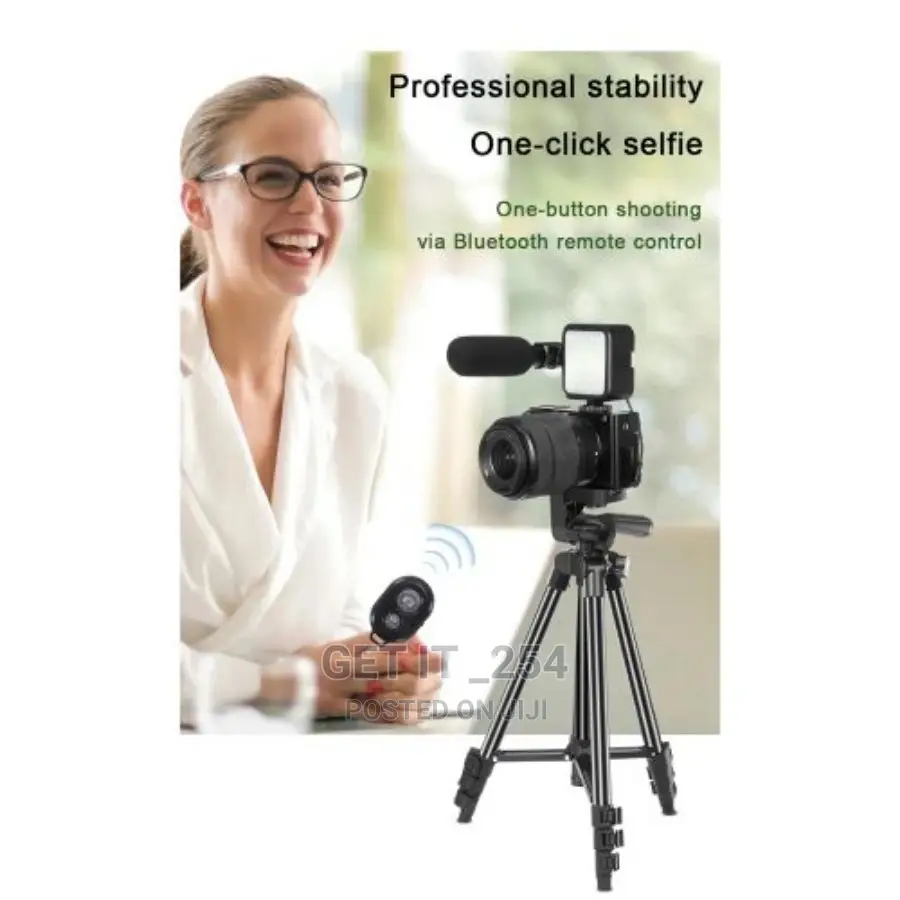 Full Set Content Package Vlogging Kit+ Stand