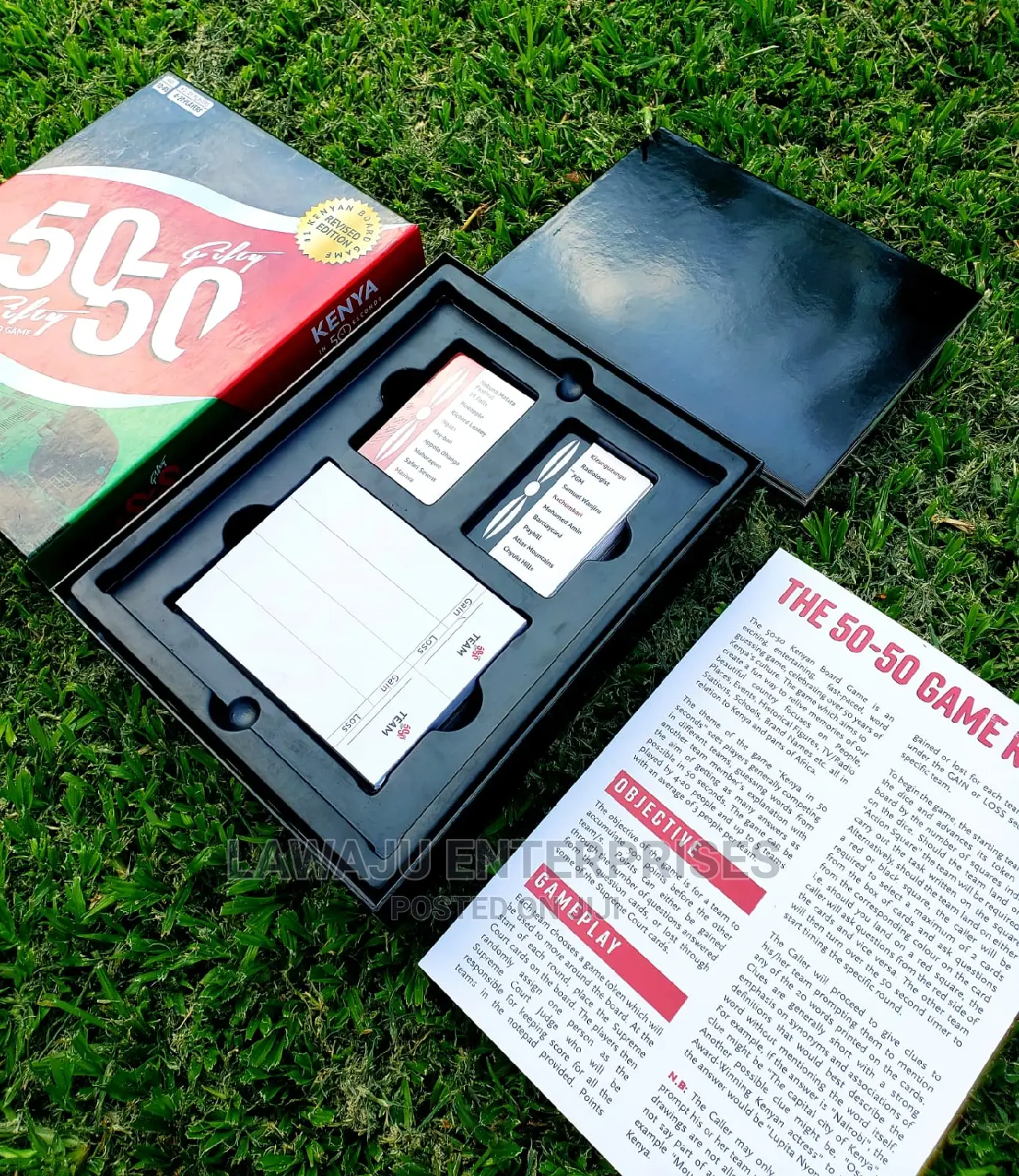 Kenya 50/50 Board Game Over 3500 Kenyan Words