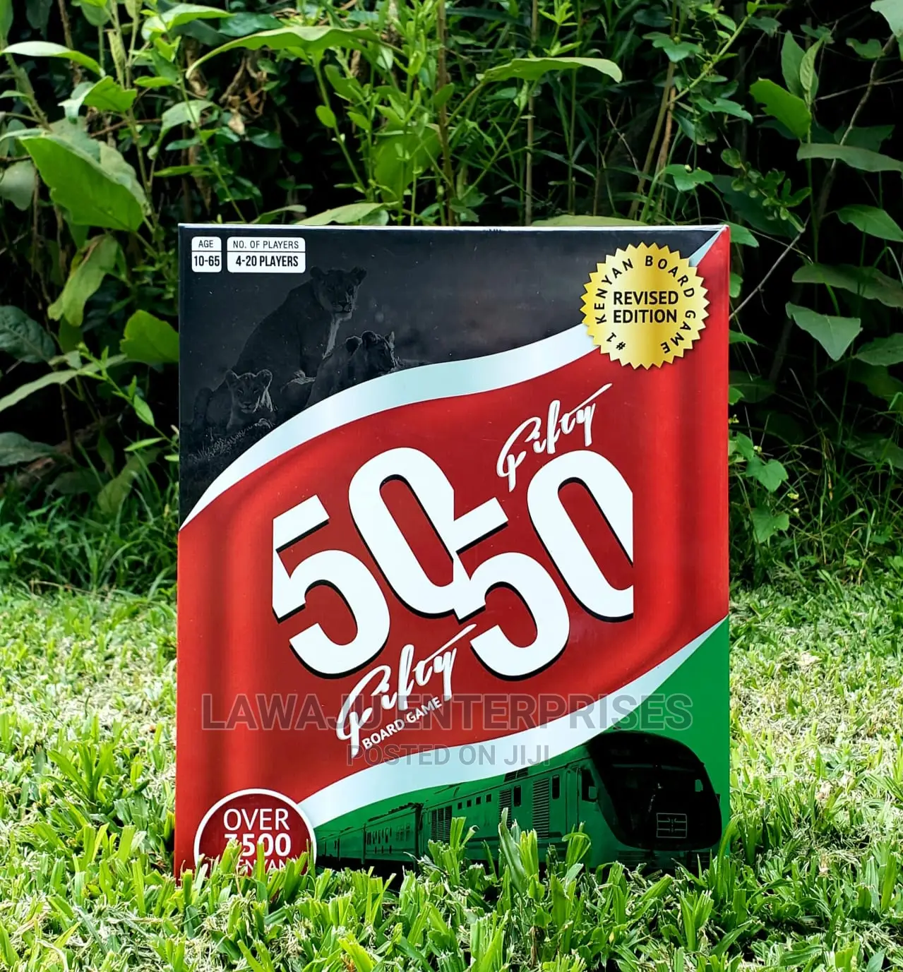Kenya 50/50 Board Game Over 3500 Kenyan Words