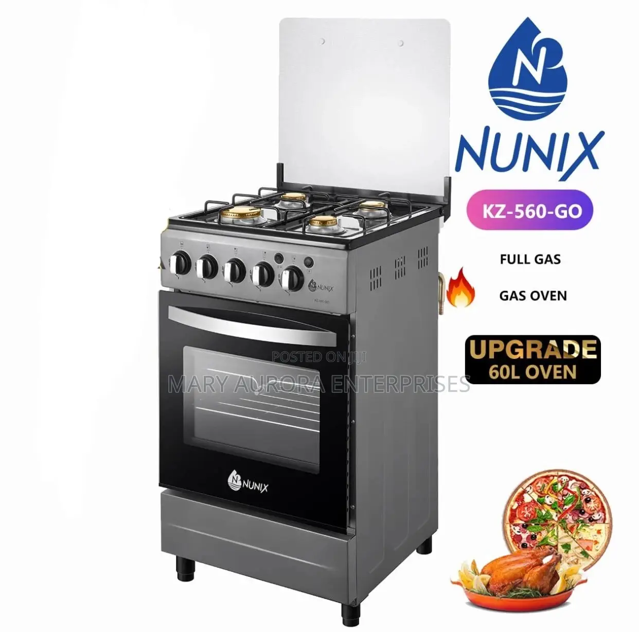 Gas Cooker-Nunix