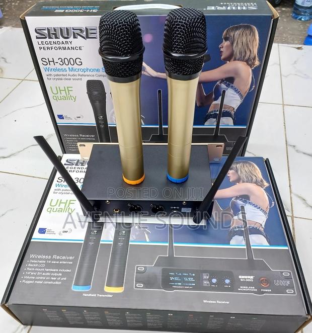 Golden Shure Sh300g Wireless Microphones - thumbnail 2