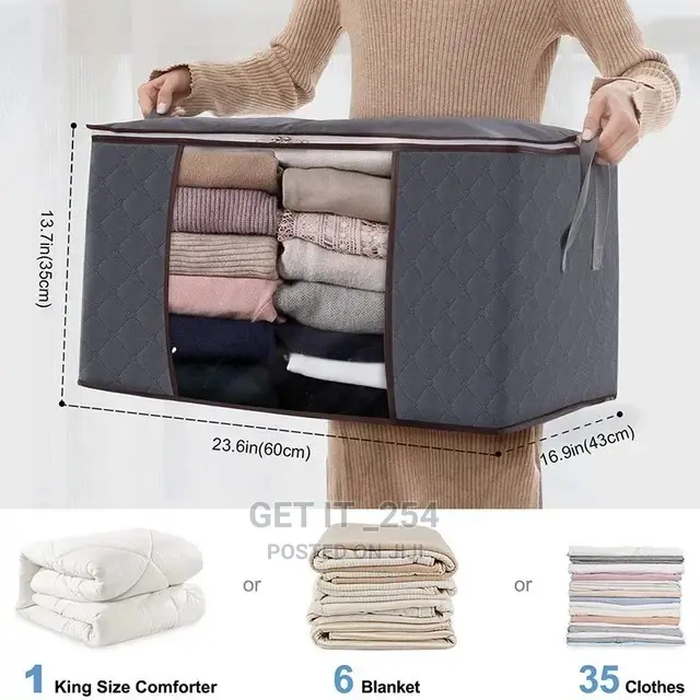 *Restocked*
*Large Capacity Clothes Storage Bag Organiser