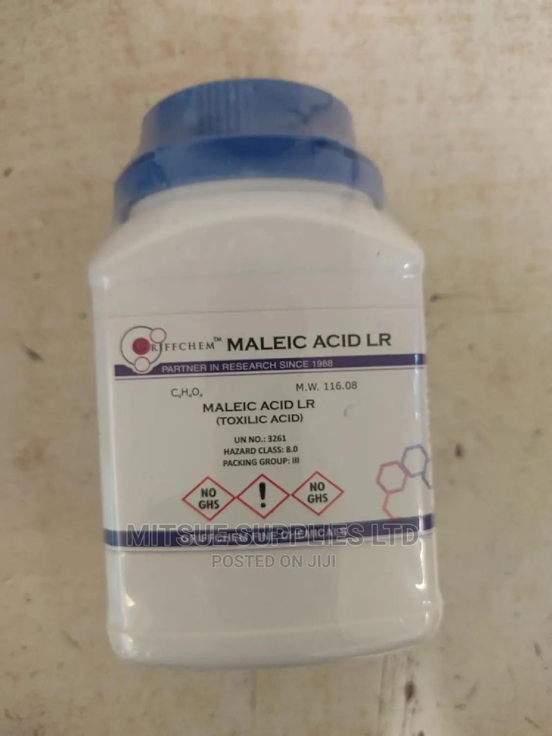 Maleic Acid for Synthesis 99% 500G