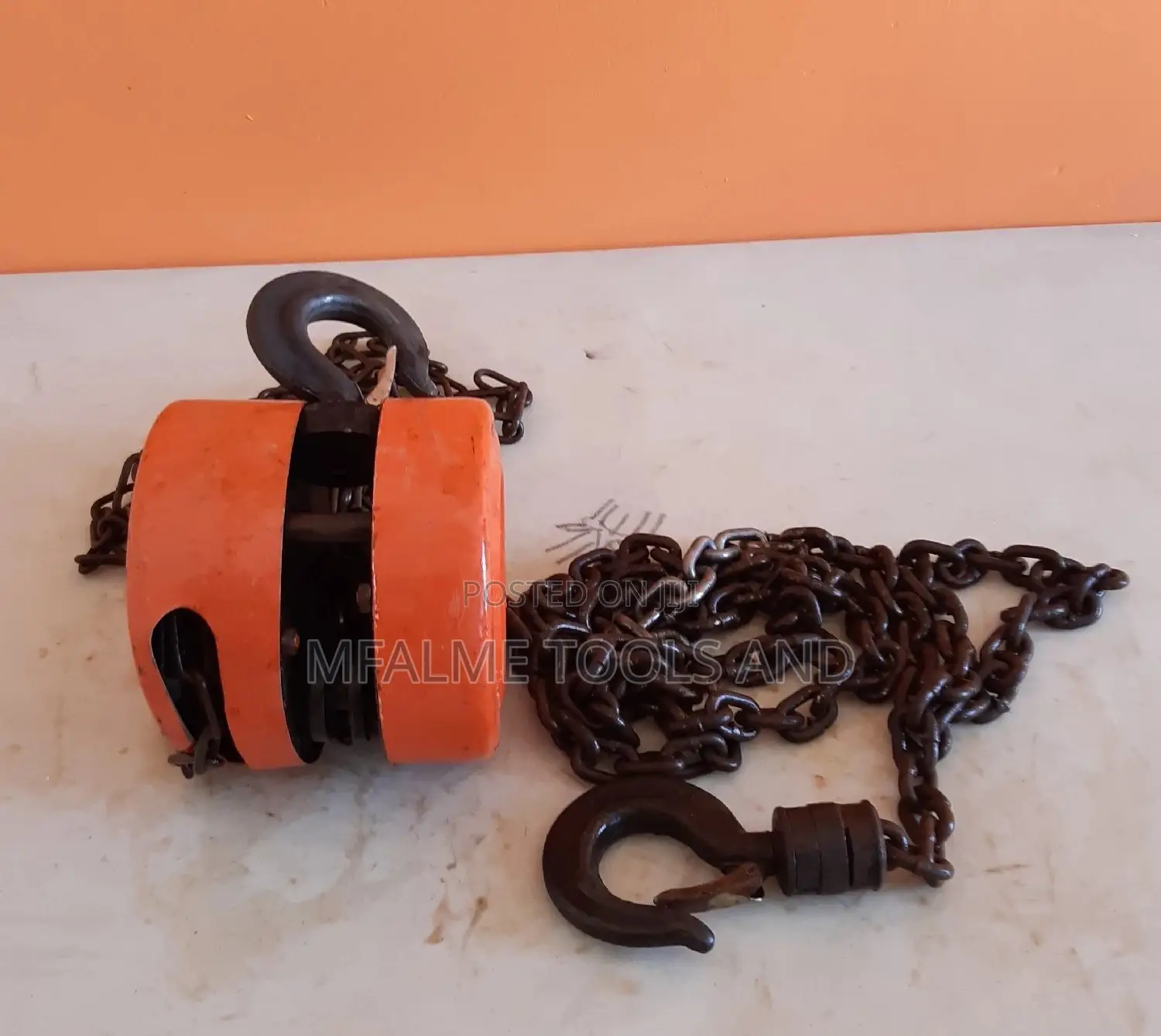 Chain Block - Engine Lift/Hoist 1 Tones Heavy Duty, Ex-Uk