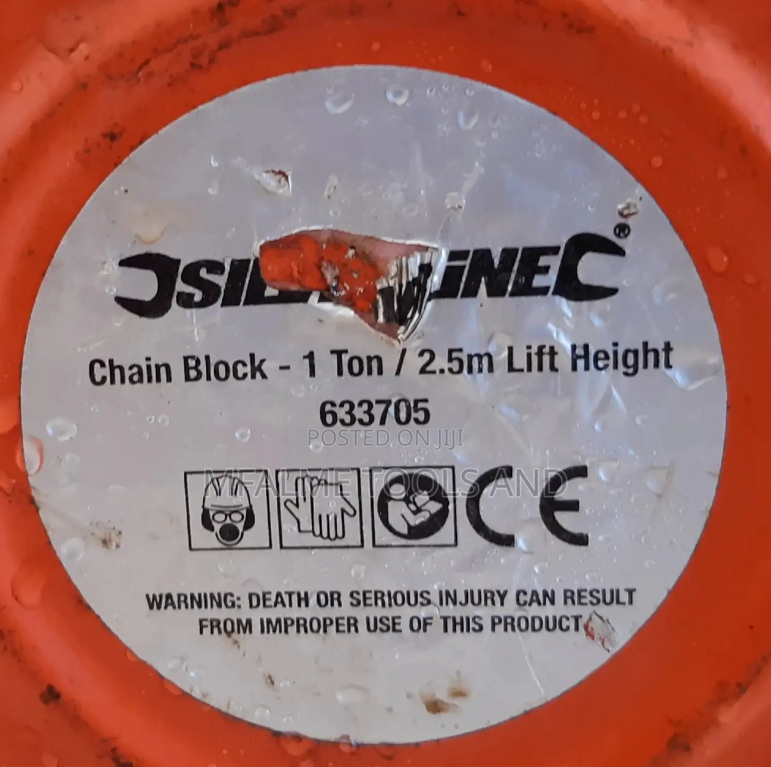 Chain Block - Engine Lift/Hoist 1 Tones Heavy Duty, Ex-Uk