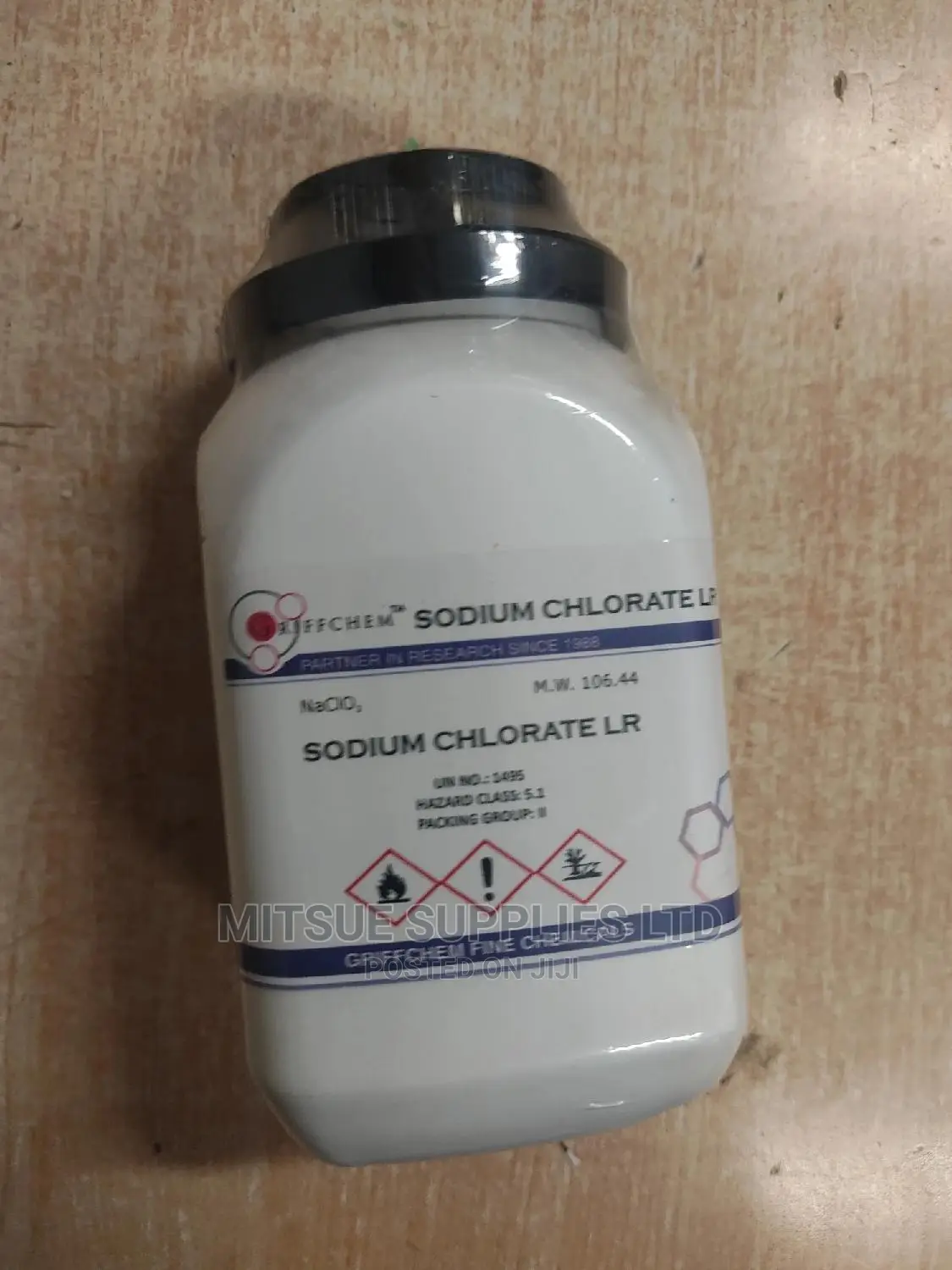 Sodium Chlorate LR 500G Griffchem