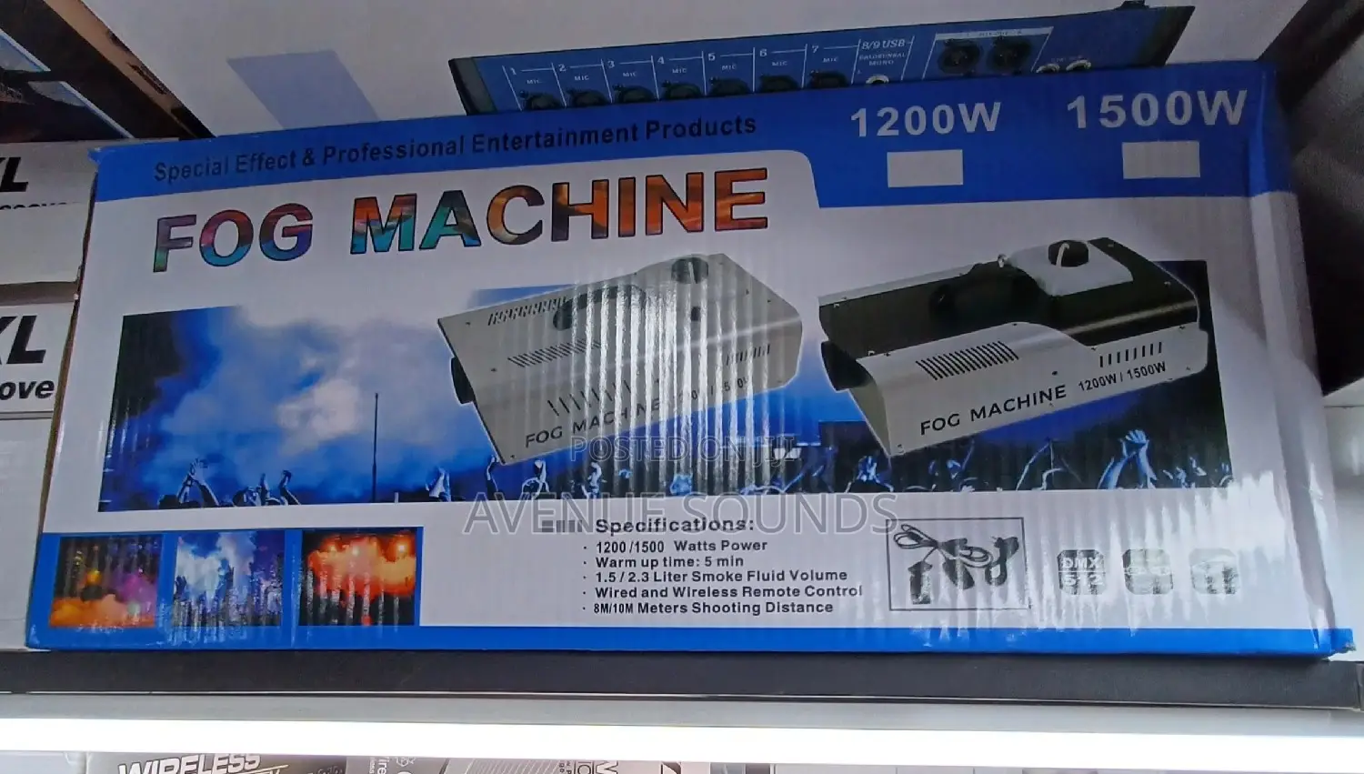 Fog Machine and Fog Liquid 1200w