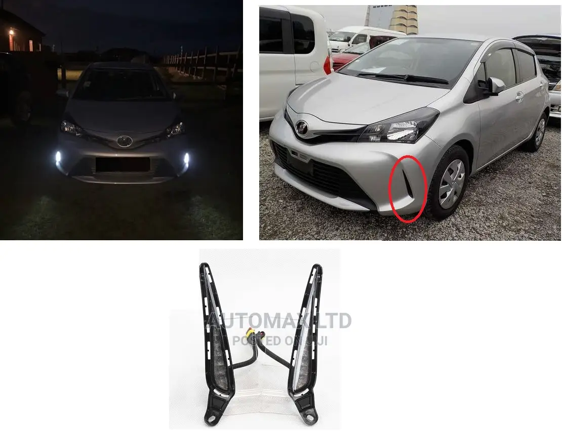 Yr2016, Toyota Vitz, Bumper LED DRL With Indicator