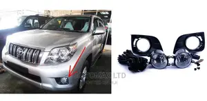 Toyota Prado, Yr2013, Fog Lamp Kit With Chrome Covers