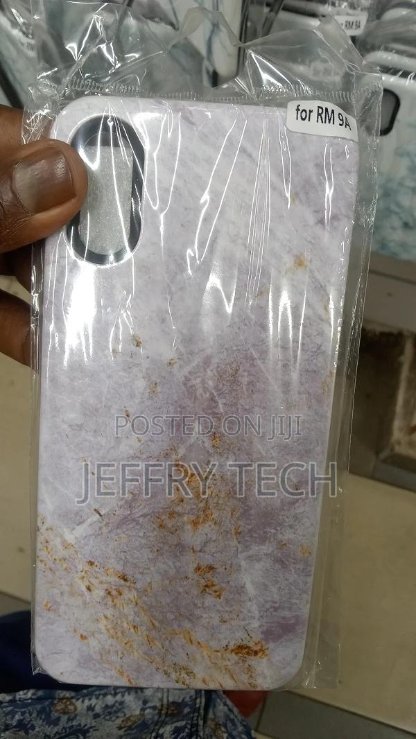 Redmi 9A Case, Marble Pattern Hybrid Hard Back Soft TPU Bump - main view