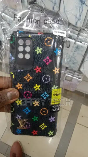 Infinix Note 8i Cover - Design 5 - Trendy Hearts and Stars M