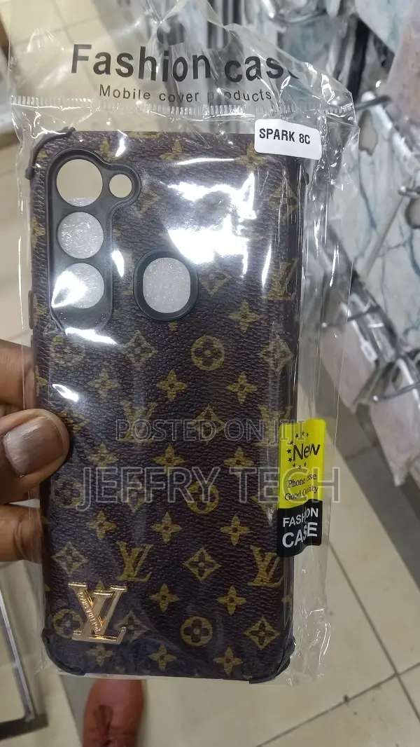 Tecno Spark 8C Mobile Skin (Louis Vuitton Multicolor Ski