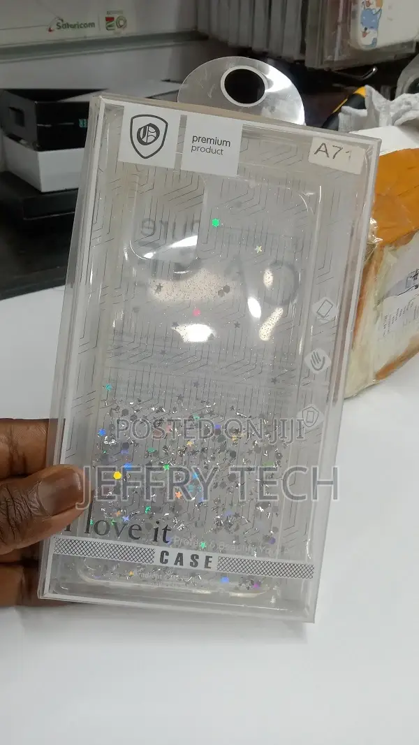 Samsung Galaxy A71 5G Phone Case Clear TPU Glitter Bling Ha