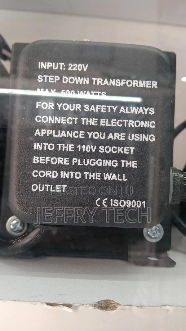 500watts Stepdown Transformer - main view