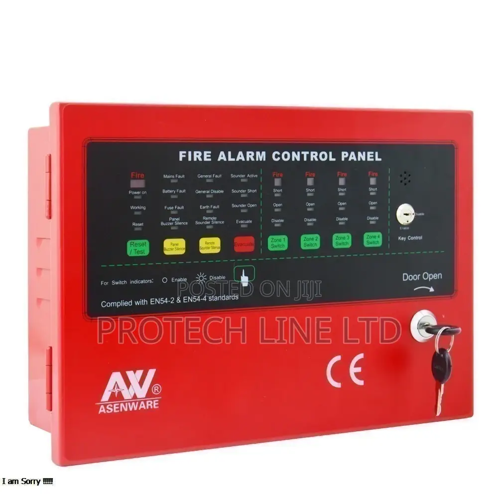 4 Zone Fire Alarm Panel Asenware