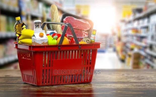 Multicolor Plastic Basket, for Shopping. 25 X 35 X 40 Mm - thumbnail 3