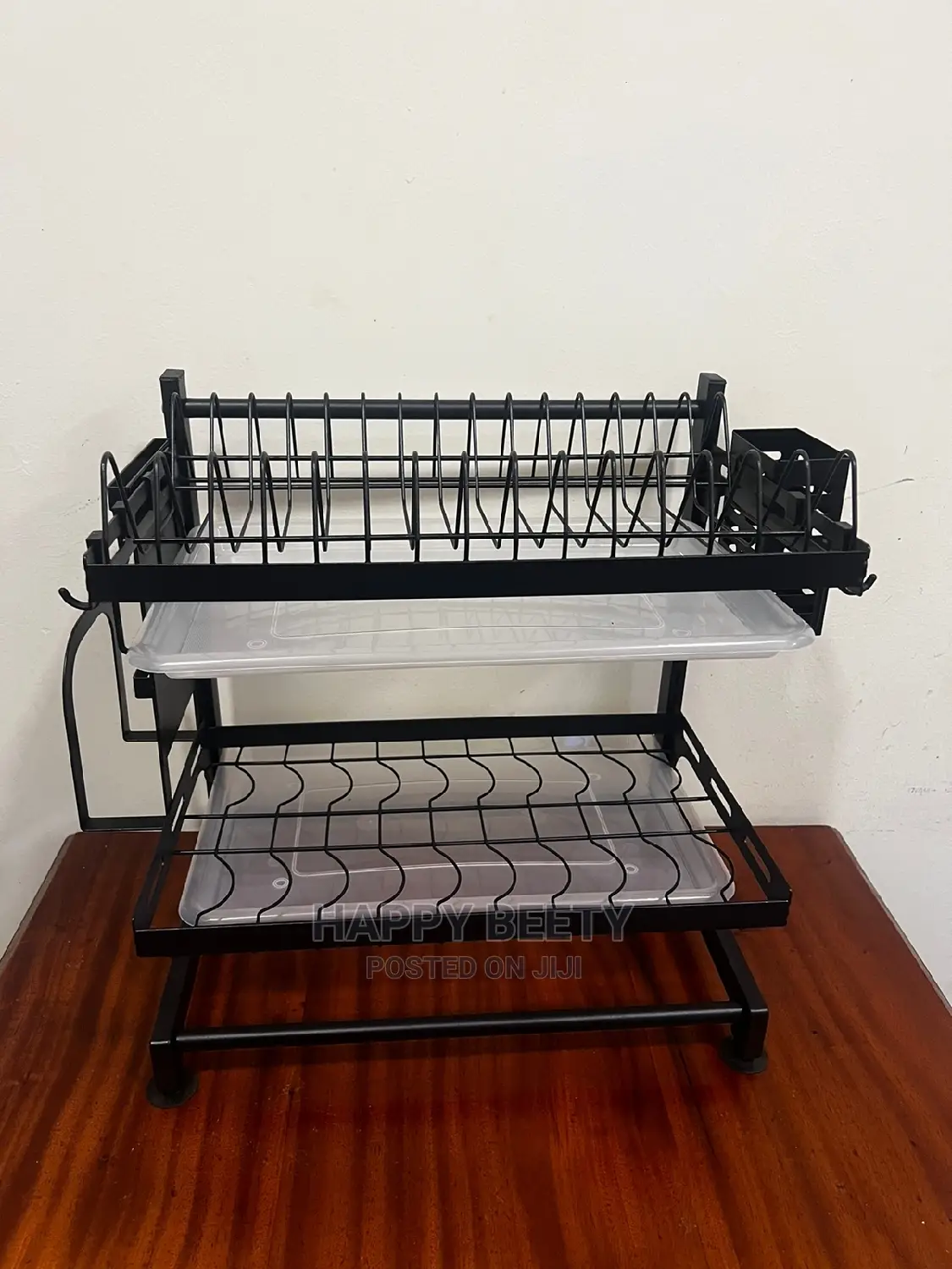 2 Tier Metallic Dish Rack